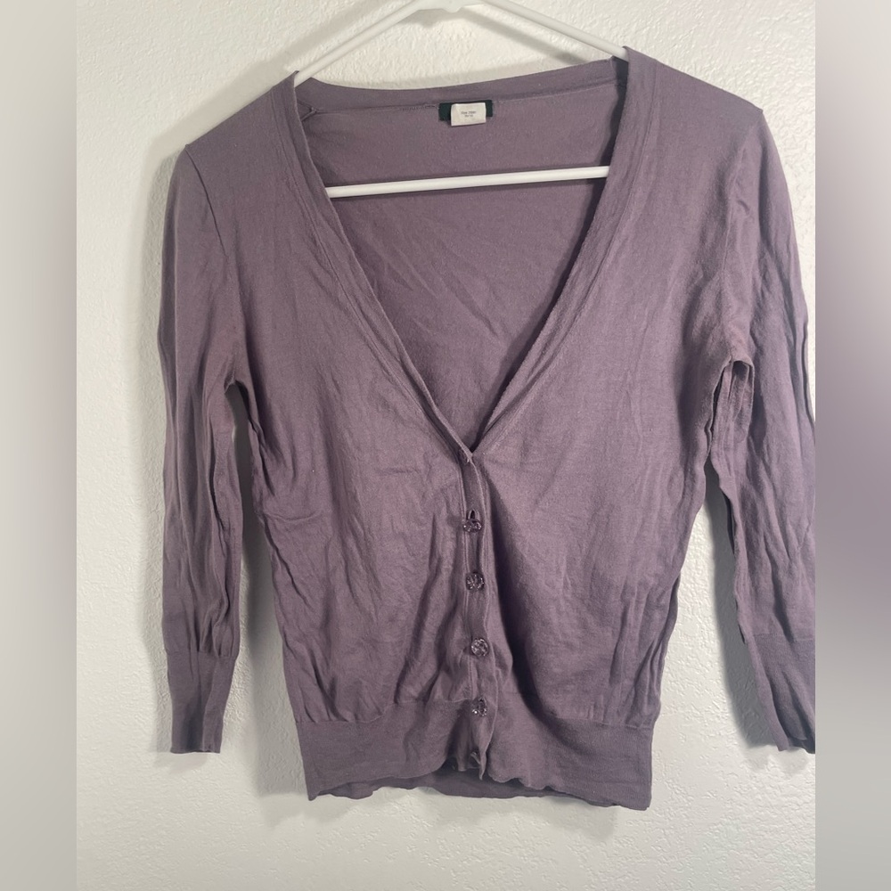 🔴  J. Crew Purple sweater, Size s
